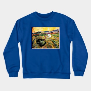 Run With the Turkeys at Thanksgiving Crewneck Sweatshirt